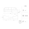 Canapé d'angle droit convertible avec coffre Lisa Rose BOUTICA DESIGN MIC_RCF_107_F1_LISA2