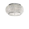 Plafonnier PASHA Chrome 6x40W IDEAL LUX 100784