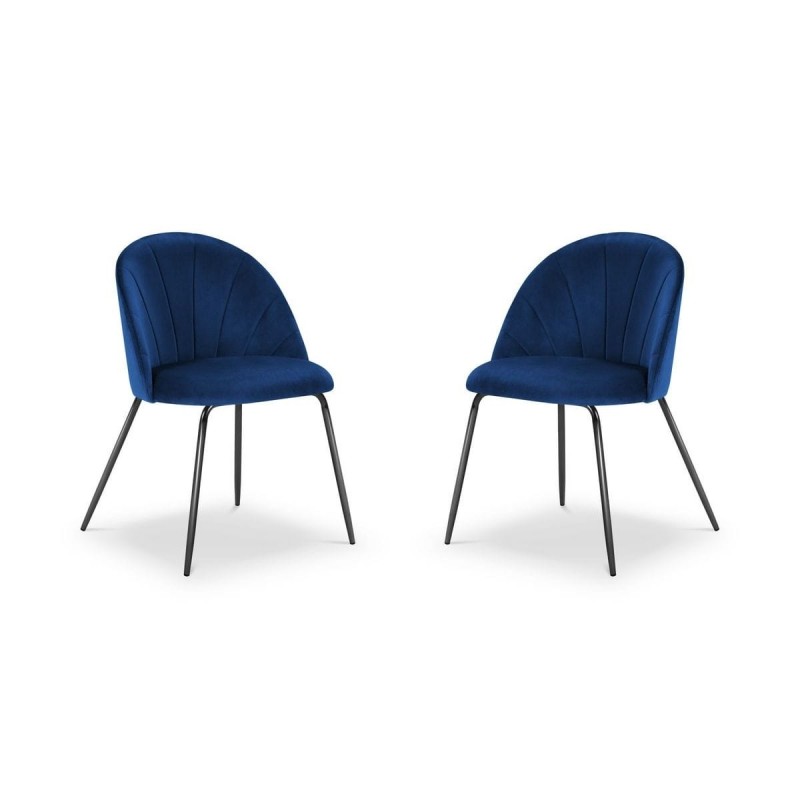 Chaise (lot x2) velours Matt Bleu Roi BOUTICA DESIGN MIC_CHSET2_2_F1_MATT7