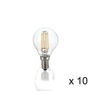 Ampoule (x10) 4W E14 Transparent D4,5 101200 IDEAL LUX 101200