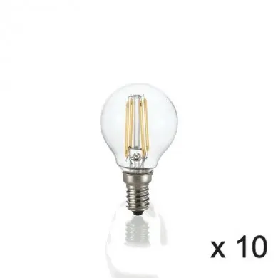 Ampoule (x10) 4W E14 Transparent D4,5 101200 IDEAL LUX 101200
