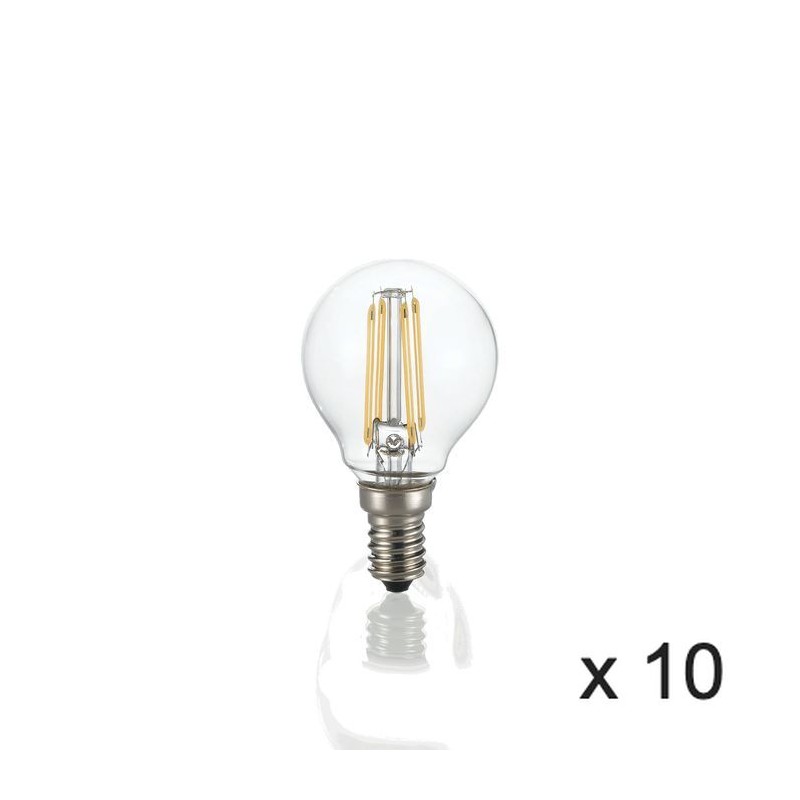 Ampoule (x10) 4W E14 Transparent D4,5 101200 IDEAL LUX 101200