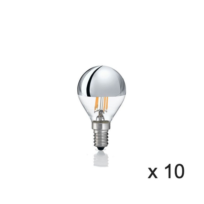 Ampoule (x10) 4W E14 Chromé D4,5 IDEAL LUX 101262