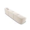 Canapé velours Miley Beige Clair 3 Places BOUTICA DESIGN MIC_3S_51_F1_MILEY1