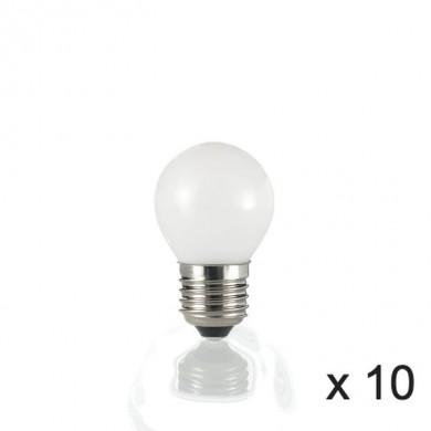 Ampoule (x10) 4W E27 Blanc D4,5 IDEAL LUX 101286