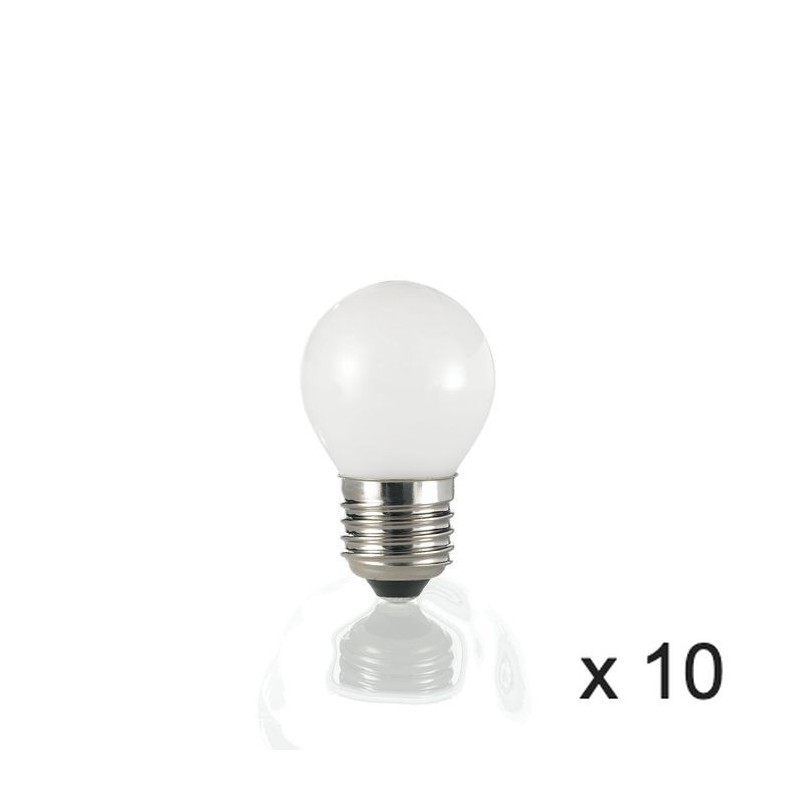 Ampoule (x10) 4W E27 Blanc D4,5 IDEAL LUX 101286