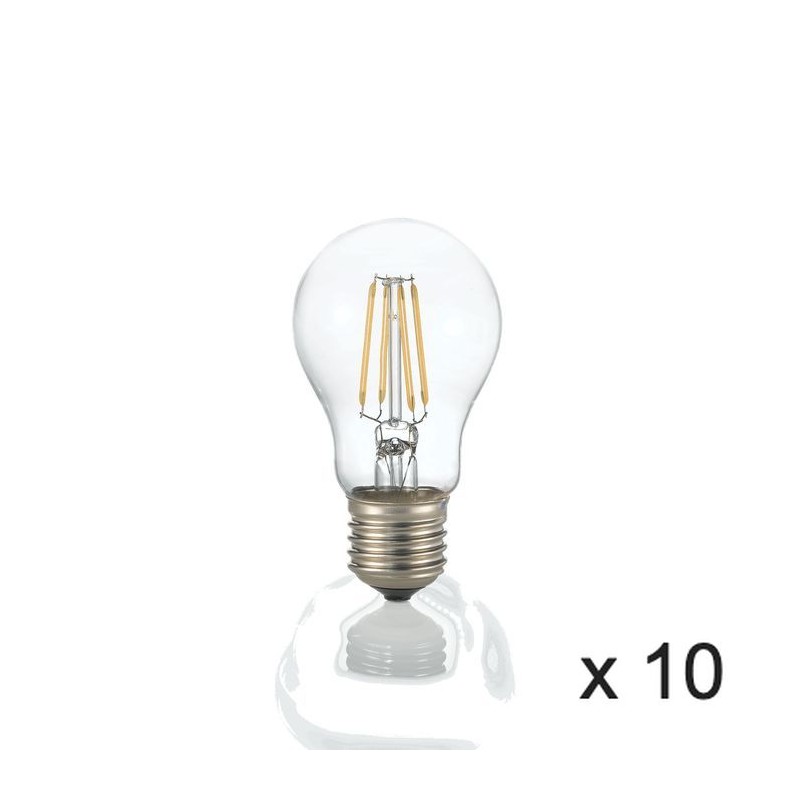 Ampoule (x10) 4W E27 Transparent D6 101293 IDEAL LUX 101293