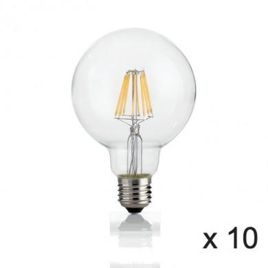 Ampoule (x10) 8W E27 Transparent D9,5 101323 IDEAL LUX 101323