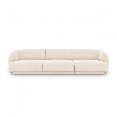 Canapé Miley Beige Clair 3 Places BOUTICA DESIGN MIC_3S_140_F1_MILEY1