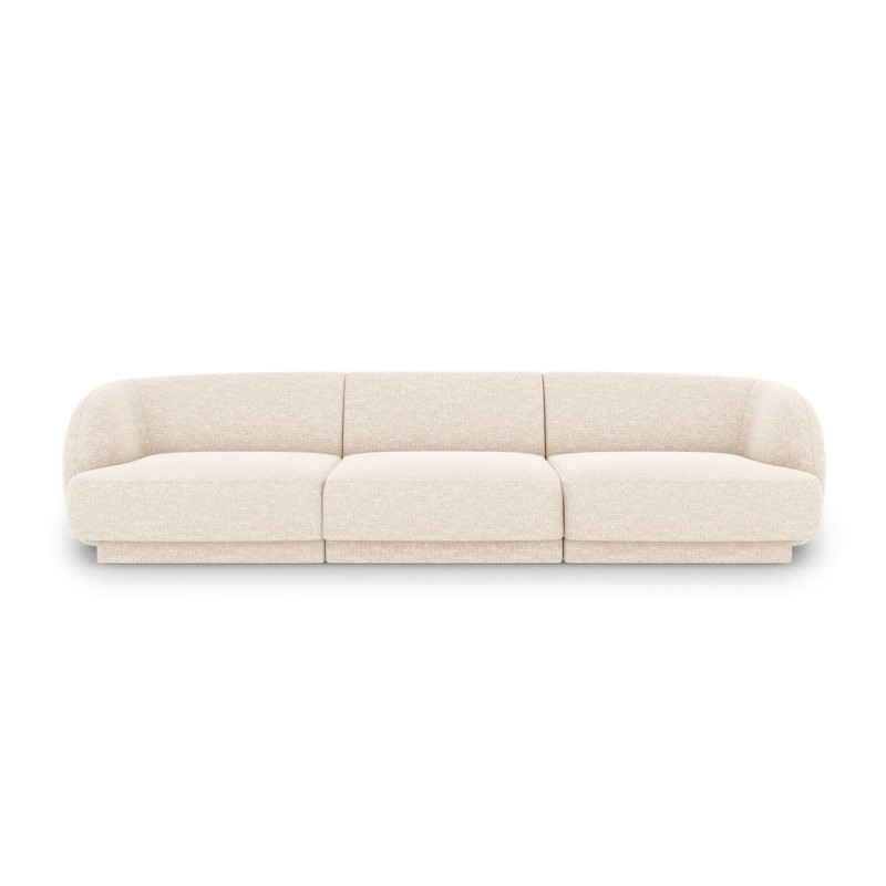 Canapé Miley Beige Clair 3 Places BOUTICA DESIGN MIC_3S_140_F1_MILEY1