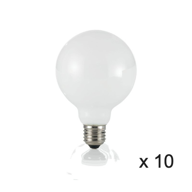 Ampoule (x10) 8W E27 Blanc D9,5 101330 IDEAL LUX 101330