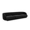 Canapé Miley Noir 3 Places BOUTICA DESIGN MIC_3S_140_F1_MILEY7