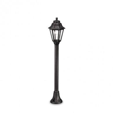 Lampadaire extérieur ANNA Noir 1x60W IDEAL LUX 101514