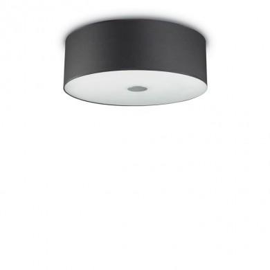 Plafonnier WOODY Noir 4x60W IDEAL LUX 103273