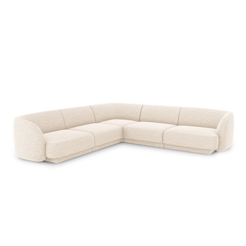 Canapé d'angle symétrique Miley Beige Clair L252cm BOUTICA DESIGN MIC_COR_140_F1_MILEY1