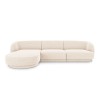 Canapé d'angle gauche Miley Beige Clair 4 Places BOUTICA DESIGN MIC_LC_140_F1_MILEY1