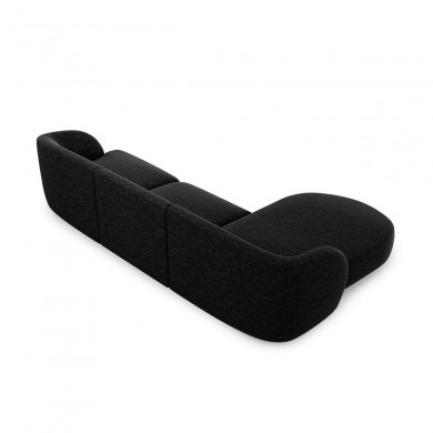 Canapé d'angle gauche Miley Noir 4 Places BOUTICA DESIGN MIC_LC_140_F1_MILEY7