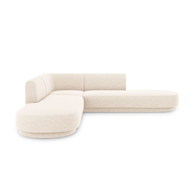 Canapé d'angle symétrique Miley Beige Clair L220cm BOUTICA DESIGN MIC_RCORO_140_F1_MILEY1