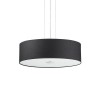 Suspension WOODY Noir 5x60W IDEAL LUX 105628