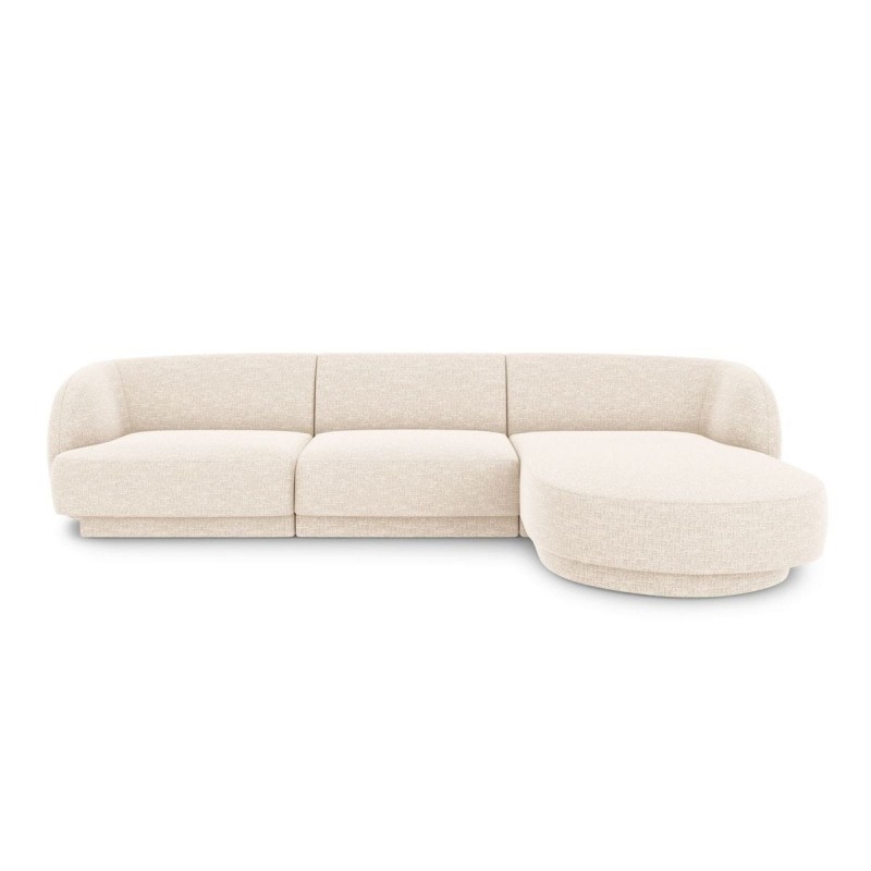 Canapé d'angle droit Miley Beige Clair 4 Places BOUTICA DESIGN MIC_RC_140_F1_MILEY1