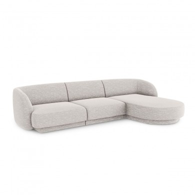 Canapé d'angle droit Miley Gris Clair 4 Places BOUTICA DESIGN MIC_RC_140_F1_MILEY5