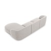 Canapé d'angle droit Miley Gris Clair 4 Places BOUTICA DESIGN MIC_RC_140_F1_MILEY5