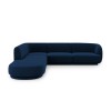 Canapé arrondi d'angle gauche velours Miley Bleu Roi 6 Places BOUTICA DESIGN MIC_RLCO_51_F1_MILEY2