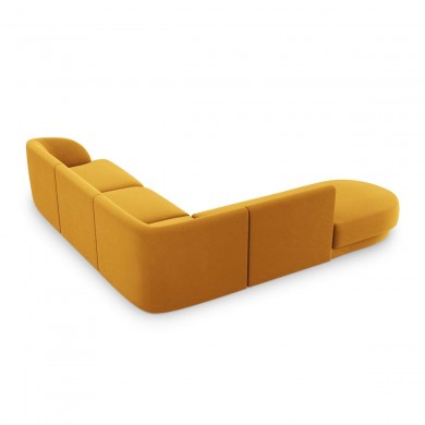 Canapé arrondi d'angle gauche Miley Jaune 6 Places BOUTICA DESIGN MIC_RLCO_51_F1_MILEY7