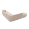 Canapé arrondi d'angle gauche Miley Beige 6 Places BOUTICA DESIGN MIC_RLCO_140_F1_MILEY2