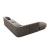 Canapé arrondi d'angle gauche Miley Gris 6 Places BOUTICA DESIGN MIC_RLCO_140_F1_MILEY6