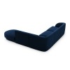 Canapé arrondi d'angle droit velours Miley Bleu Roi 6 Places BOUTICA DESIGN MIC_RRCO_51_F1_MILEY2