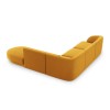 Canapé arrondi d'angle droit Miley Jaune 6 Places BOUTICA DESIGN MIC_RRCO_51_F1_MILEY7