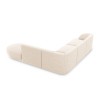 Canapé arrondi d'angle droit Miley Beige Clair 6 Places BOUTICA DESIGN MIC_RRCO_140_F1_MILEY1