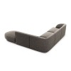 Canapé arrondi d'angle droit Miley Gris 6 Places BOUTICA DESIGN MIC_RRCO_140_F1_MILEY6