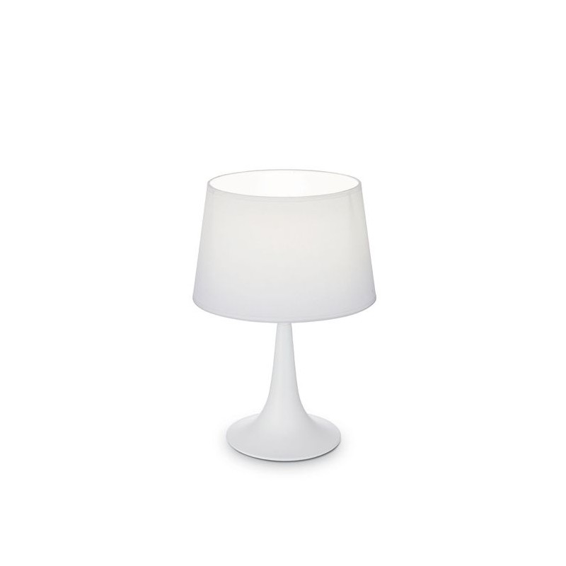 Lampe de chevet LONDON Blanc 1x60W IDEAL LUX 110530