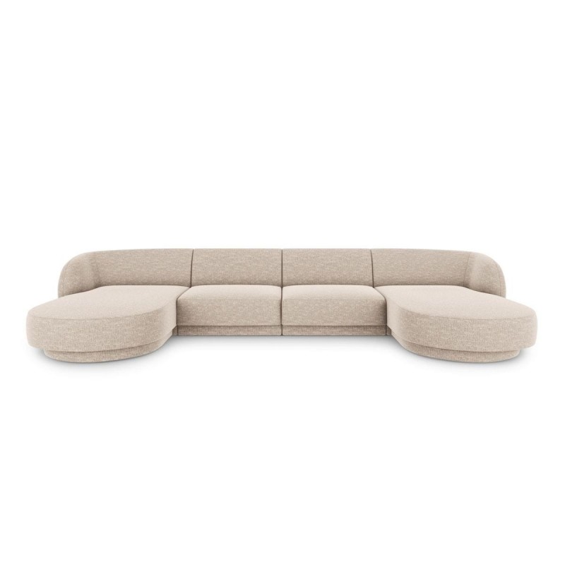 Canapé panoramique Miley Beige 5 Places BOUTICA DESIGN MIC_U_140_F1_MILEY2