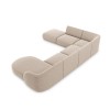 Canapé d'angle panoramique gauche Miley Beige BOUTICA DESIGN MIC_UL_140_F1_MILEY2