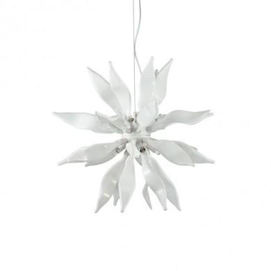 Suspension LEAVES Blanc 8x40W IDEAL LUX 111957