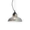 Suspension BISTRO Fumé 1x60W IDEAL LUX 112343