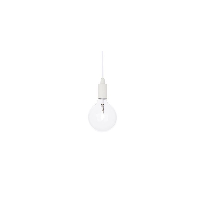 Suspension EDISON Blanc 1x60W IDEAL LUX 113302