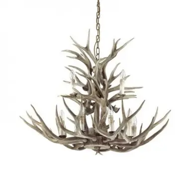 Lustre effet Bois de Cerf CHALET 12x40W IDL_113975 113975 Lustre effet Bois de Cerf CHALET 12x40W IDEAL LUX 113975