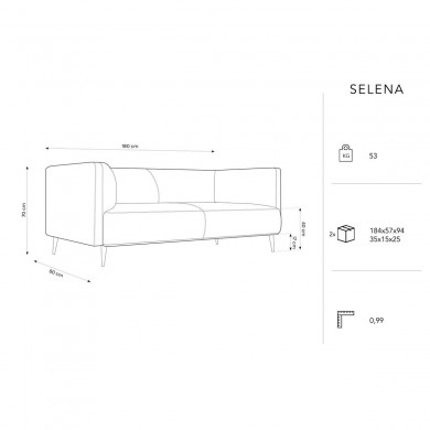 Canapé velours Selena Gris 2 Places MIC_2S_51_F1_SELENA5 MIC_2S_51_F1_SELENA5 Canapé velours Selena Gris 2 Places BOUTICA DESIGN MIC_2S_51_F1_SELENA5