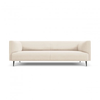 Canapé velours Selena Beige Clair 3 Places BOUTICA DESIGN MIC_3S_51_F1_SELENA1