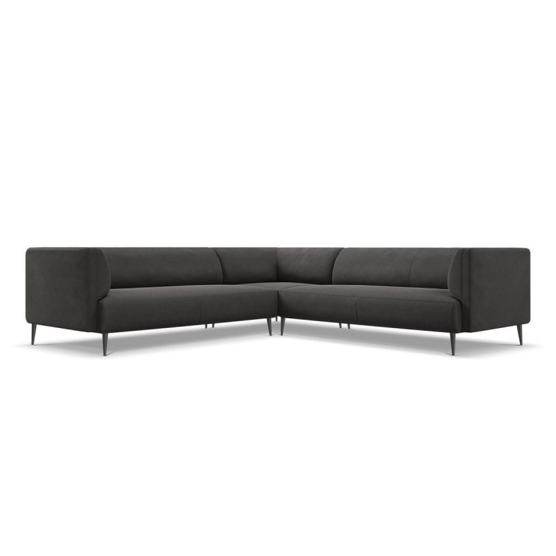 Canapé velours Selena Gris 5 Places BOUTICA DESIGN MIC_COR_51_F1_SELENA5