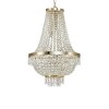 Lustre Montgolfière CAESAR Or 9x40W IDEAL LUX 114736