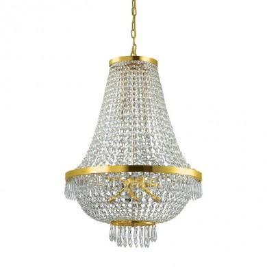 Lustre Montgolfiere CAESAR SP12 Or 40W max IDEAL LUX 114743