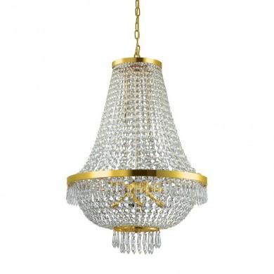 Lustre Montgolfiere CAESAR SP12 Or 40W max IDL_114743 114743 Lustre Montgolfiere CAESAR SP12 Or 40W max IDEAL LUX 114743