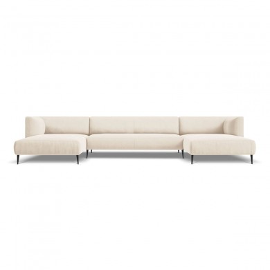 Canapé panoramique Selena Beige Clair 6 Places BOUTICA DESIGN MIC_U_51_F1_SELENA1