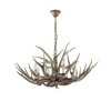 Lustre effet Bois de Cerf CHALET 8x40W IDEAL LUX 115504