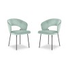 Chaise (lot x2) velours Tom Menthe BOUTICA DESIGN MIC_CHSET2_2_F1_TOM11